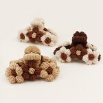 Hair Claw Clips Manufacturer - Custom Wool Knitted Jumbo