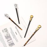 Golden Hair Pin Manufacturer - Custom Alloy Pearls Flower