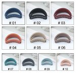 Hair Clips Factory - Korean Acetate Square Hollow