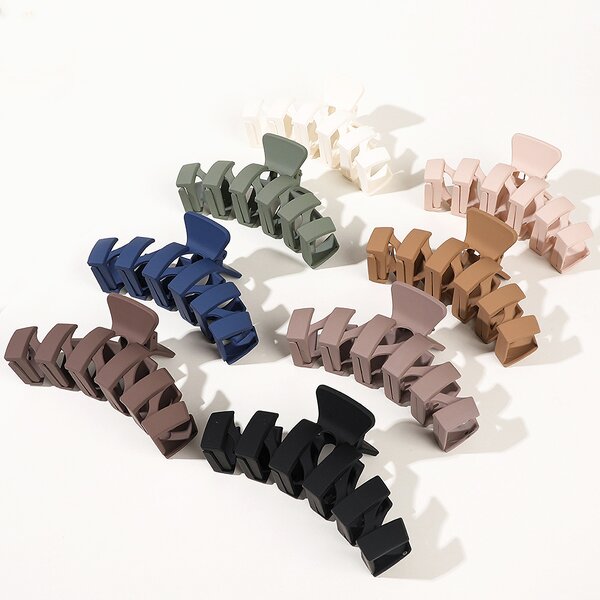 Hair Claw Clip Factory - Wholesale Acrylic Matte Wave