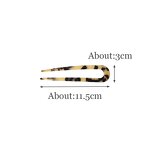 U Shape Hair Fork Supplier - ODM Colorful Marbling Metal