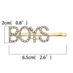Hairclips Factory - Wholesale English Alphabet Rhinestone