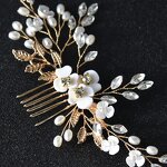 Hair Comb Factory - Custom Handmade Floral Alloy Glass