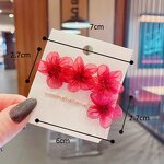 Flower Hairpin Supplier - Custom Organza Korean Style