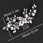 Hair Comb Factory - Custom Handmade Floral Alloy Glass