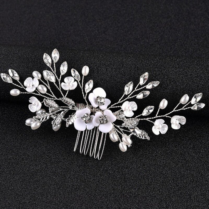 Hair Comb Factory - Custom Handmade Floral Alloy Glass