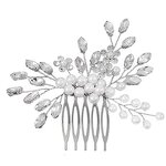 Bridal Comb Manufacturer - Hot Sale Alloy Rhinestone Leaves