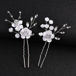 Hair Combs Factory - Custom Golden Fresh Flower Hairpins