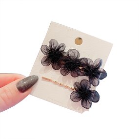 Flower Hairpin Supplier - Custom Organza Korean Style