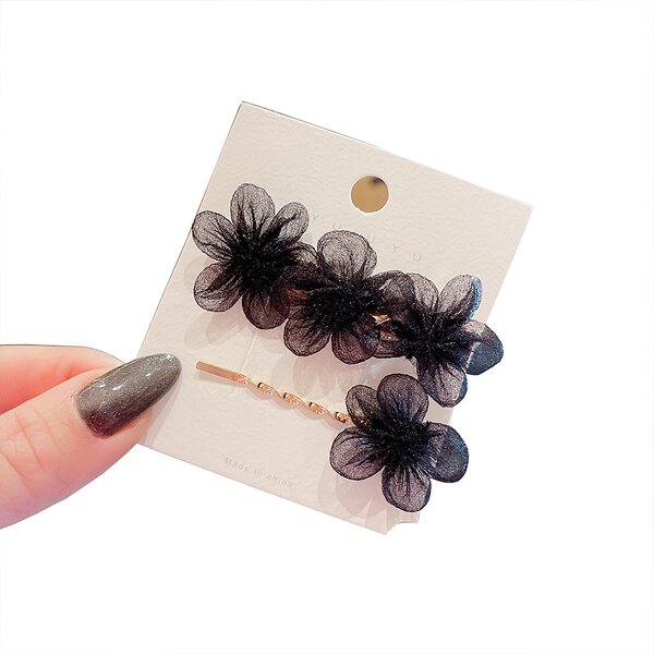 Flower Hairpin Supplier - Custom Organza Korean Style