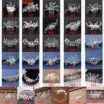 Hair Comb Supplier - Fashion Rhinestone Pearl Alloy