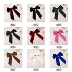 Hairpins Manufacturer - Custom Velvet Bowknot Ribbon