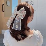 Hair Pin Factory - New Rose Embroidery Lace Tulle