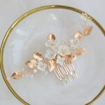 Golden Hair Pin Manufacturer - OEM/ODM Alloy Flower Pearl