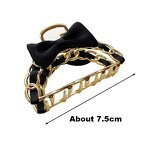 Hair Clip Manufacturer - Frosted Keel Shape Solid Color