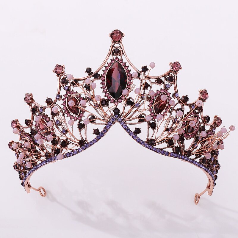 Bride Crown Supplier - Custom Baroque Crystal Accessories
