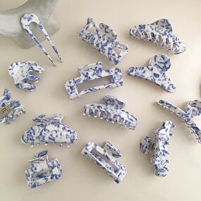 Hair Clip Factory - Custom Porcelain Pattern Acetate