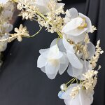 Bride Headdress Supplier - Custom Starry Dried Flower Pearl