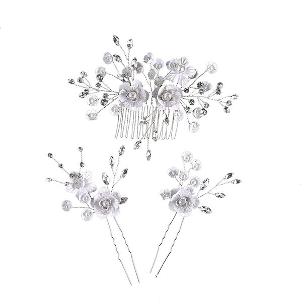 Hair Combs Factory - Custom Golden Fresh Flower Hairpins