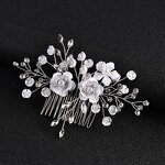 Hair Combs Factory - Custom Golden Fresh Flower Hairpins