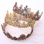 Bridal Crown Factory - Custom Baroque Round Rhinestone