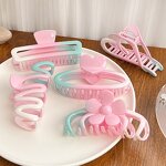 Hair Claw Manufacturer - Korean Elegant Acetic Checkerboard