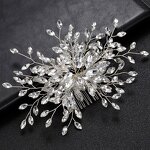 Hair Comb Supplier - Custom Flower Plants Rhinestone