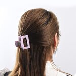 Hair Claw Clips Factory - Custom Checkered Square Acrylic