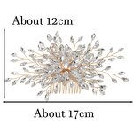 Hair Comb Supplier - Custom Flower Plants Rhinestone