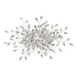 Hair Comb Supplier - Custom Flower Plants Rhinestone