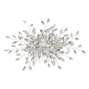 Hair Comb Supplier - Custom Flower Plants Rhinestone