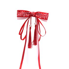 Hair Clips Manufacturer - Custom Antique Bow Pearl Tassels