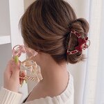 Hair Clip Manufacturer - Frosted Keel Shape Solid Color