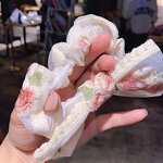 Hair Pin Factory - New Rose Embroidery Lace Tulle