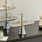 Dessert Tray Manufacturer - OEM/ODM Custom Mirror Stainless Steel Wedding Tray