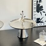 Cake Stand Manufacturer - OEM/ODM Custom Hammered Metal Two-Tier Stand