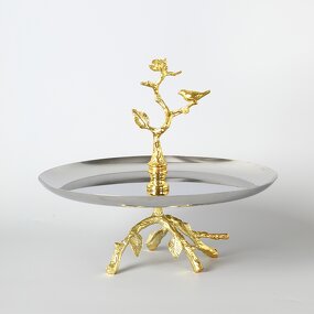 Serving Tray Manufacturer - OEM/ODM Custom Arabic Style Round Metal Tray