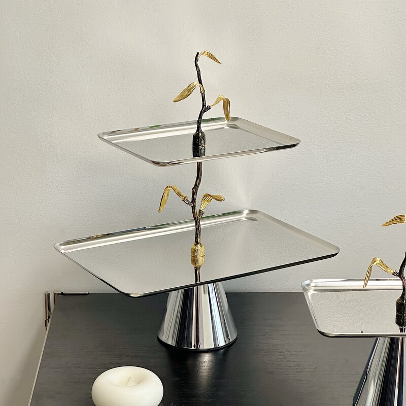 Serving Tray Manufacturer - OEM/ODM Custom Mirror Style Stainless Steel Tray