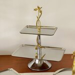 Metal Tray Set Manufacturer - OEM/ODM Custom Orchid Decoration Stainless Tray