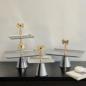 Food Serving Platter Manufacturer - OEM/ODM Custom Anti-Slip Metal Tray