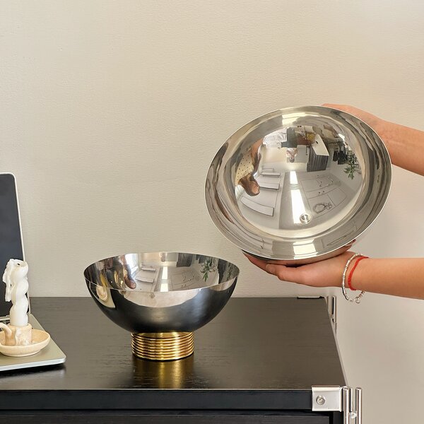 Serving Bowl Manufacturer - OEM/ODM Custom Modern Ring Stainless Steel Bowl