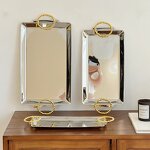 Serving Food Tray Manufacturer - OEM/ODM Custom Stainless Steel Afternoon Tea Tray