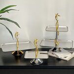 Serving Tray Manufacturer - OEM/ODM Custom Metal Orchid Decor Chocolate Tray