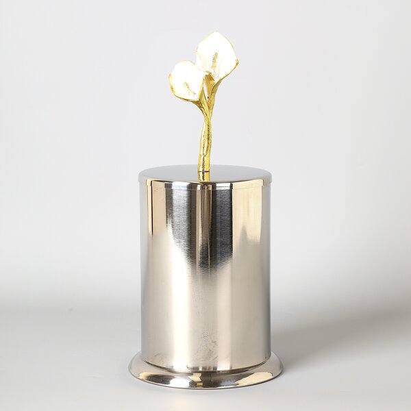 Metal Jars Manufacturer - OEM/ODM Custom Calla Lily Decoration Food Jars
