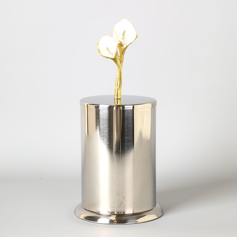 Metal Jars Manufacturer - OEM/ODM Custom Calla Lily Decoration Food Jars