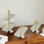 Oval Hotel Tray Manufacturer - OEM/ODM Custom Luxury Metal Stainless Steel Tray