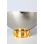 Fruit Bowl Manufacturer - OEM/ODM Custom Golden Ring Stainless Steel Bowl