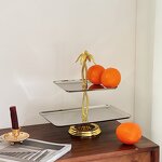 2-Tier Serving Tray Manufacturer - OEM/ODM Custom Stainless Steel Food Tray