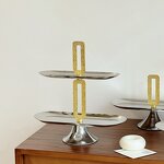 Oval Hotel Tray Manufacturer - OEM/ODM Custom Luxury Metal Stainless Steel Tray