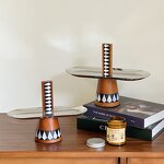 Oval Stainless Steel Tray Manufacturer - OEM/ODM Custom Wooden Base Restaurant Tray